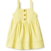 Amazon Essentials x Sofia Grainge Toddlers and Baby Girls’ Cotton Casual Fit and Flare Dress(Light Yellow)