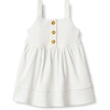 Amazon Essentials x Sofia Grainge Toddlers and Baby Girls’ Cotton Casual Fit and Flare Dress(White)