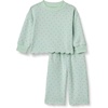 Amazon Essentials x Sofia Grainge Toddlers and Baby Girls’ French Terry Sweatshirt Pant and Top Set(Mint Little Strawberries)