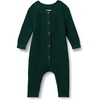 Amazon Essentials x Sofia Grainge Unisex Babies’ Cotton Knit Playsuit(Dark Green)