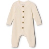 Amazon Essentials x Sofia Grainge Unisex Babies’ Cotton Knit Playsuit(Ivory)