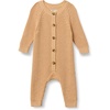 Amazon Essentials x Sofia Grainge Unisex Babies’ Cotton Knit Playsuit(Light Camel)