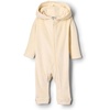 Amazon Essentials x Sofia Grainge Unisex Toddlers’ Velour Hooded Coverall(Beige)