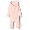 Amazon Essentials x Sofia Grainge Unisex Toddlers’ Velour Hooded Coverall(Light Pink)