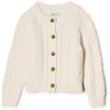 Amazon Essentials x Sofia Grainge Unisex Toddlers and Babies’ Cable Knit Cotton Fisherman Cardigan Sweater(Ivory)