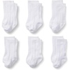 Amazon Essentials x Sofia Grainge Unisex Toddlers and Babies’ Cable-Knit Knee-High Socks, 6 Pairs(White)