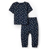 Amazon Essentials x Sofia Grainge Unisex Toddlers and Babies’ Cotton Knit Short Sleeve Shirt & Pants Set(Navy Little Bunnies)