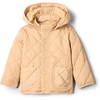 Amazon Essentials x Sofia Grainge Unisex Toddlers and Babies’ Midweight Field Jacket with Hood(Tan)
