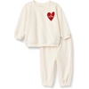 Amazon Essentials x Sofia Grainge Unisex Toddlers and Babies’ Sweatshirt & Sweatpant Set(Hearts/Valentine)