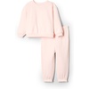 Amazon Essentials x Sofia Grainge Unisex Toddlers and Babies’ Sweatshirt & Sweatpant Set(Pale Pink)