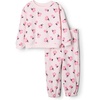 Amazon Essentials x Sofia Grainge Unisex Toddlers and Babies’ Sweatshirt & Sweatpant Set(Pale Pink Tossed Ladybugs)