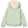 Amazon Essentials x Sofia Grainge Unisex Toddlers and Babies’ Zip Hoodie Sweatshirt(Pale Green Rabbits)