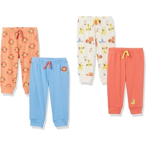 Amazon Essentials Disney | Marvel | Star Wars Toddler and Baby Boys’ Cotton Knit Jogger Pants, Multipacks(Lion King Play Eat Roar)