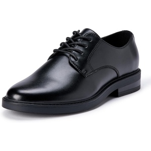 Amazon Essentials Men’s Round Toe Derby Dress Shoes(Black)