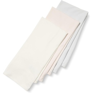 Amazon Essentials Unisex Babies’ Breathable Cotton Swaddle Receiving Blankets, Pack of 3(Ivory/Pale Pink/Dove Grey)