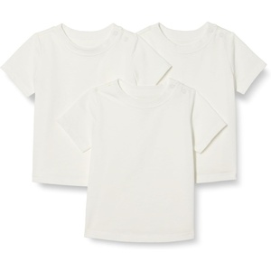 Amazon Essentials Unisex Toddlers and Babies’ Short Sleeve T-Shirts(White)