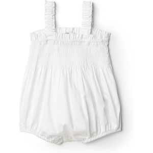 Amazon Essentials x Sofia Grainge Baby Girls’ Woven Sleeveless Ruffle Romper(White)