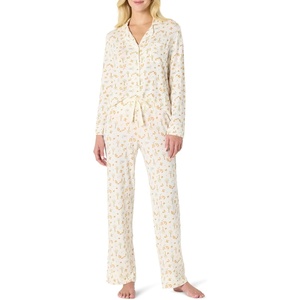 Amazon Essentials x Sofia Grainge Mommy and Me Long Sleeve Pajama Set(Ivory Squirrel Picnic)