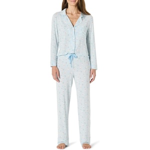 Amazon Essentials x Sofia Grainge Mommy and Me Long Sleeve Pajama Set(Light Blue Geese)