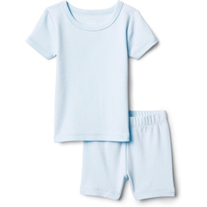 Amazon Essentials x Sofia Grainge Mommy and Me Short Sleeve Pajama Set(Light Blue)