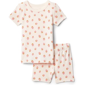 Amazon Essentials x Sofia Grainge Mommy and Me Short Sleeve Pajama Set(Peach Strawberry Toss)