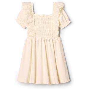 Amazon Essentials x Sofia Grainge Toddler and Baby Girls’ Embroidered Knit Dress(Ivory)