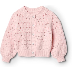 Amazon Essentials x Sofia Grainge Toddler and Baby Girls’ Lightweight Cotton Cardigan Sweater(Light Pink)
