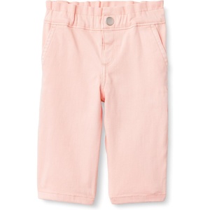 Amazon Essentials x Sofia Grainge Toddler and Baby Girls’ Straight Leg Jean with Ruffle(Light Pink)