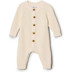 Amazon Essentials x Sofia Grainge Unisex Babies’ Cotton Knit Playsuit(Ivory)