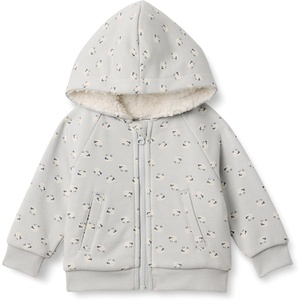 Amazon Essentials x Sofia Grainge Unisex Toddlers and Babies’ Zip Hoodie Sweatshirt(Dove Grey Sheep)