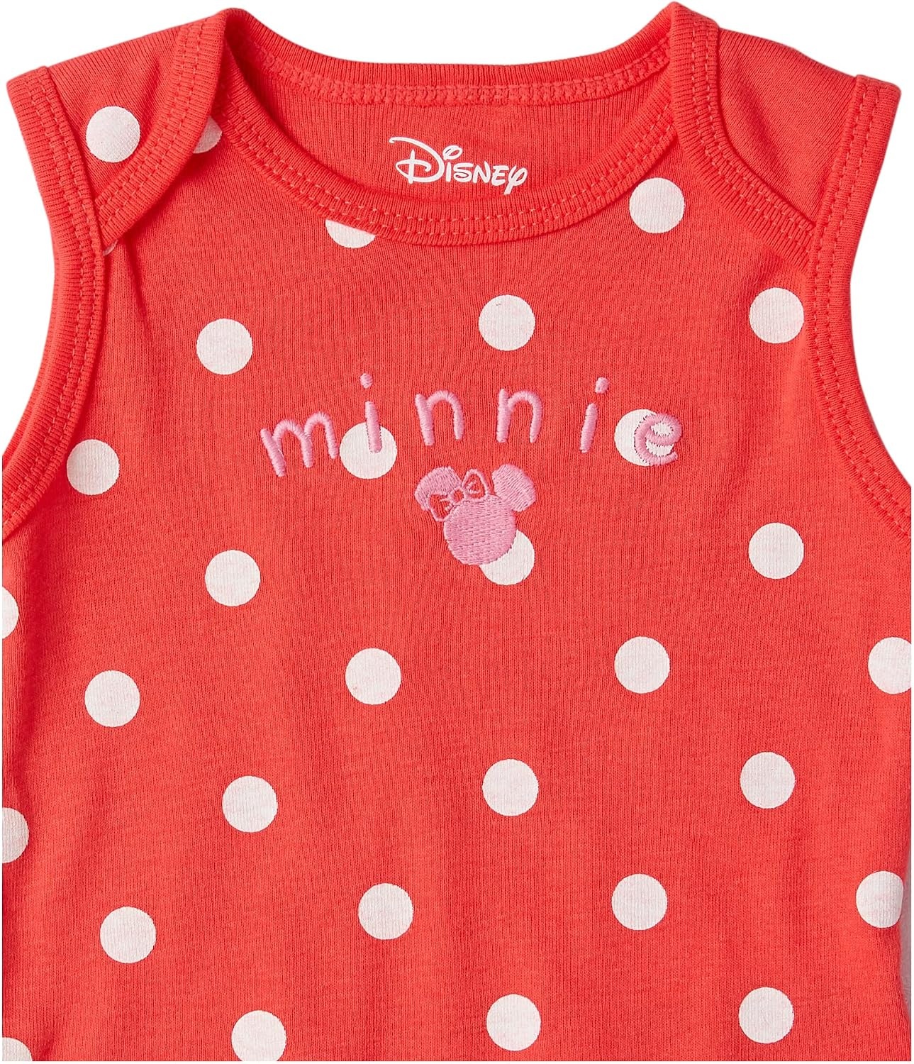image:imageAmazon Essentials Disney Star Wars Princess Baby Girls Sleeveless Bodysuits Pack of 6Minnie Rainbow Chaser