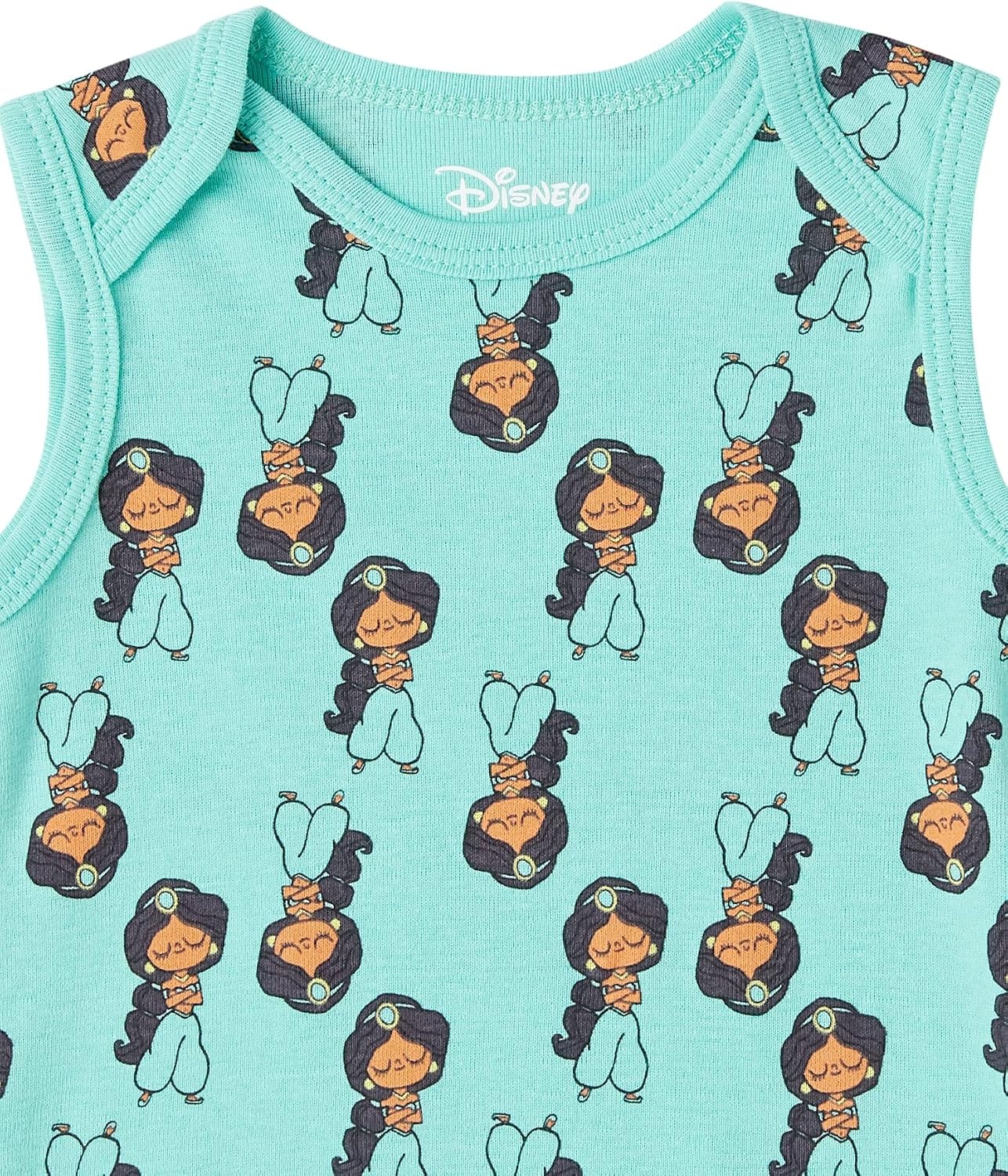 image:imageAmazon Essentials Disney Star Wars Princess Baby Girls Sleeveless Bodysuits Pack of 6Princess Wish