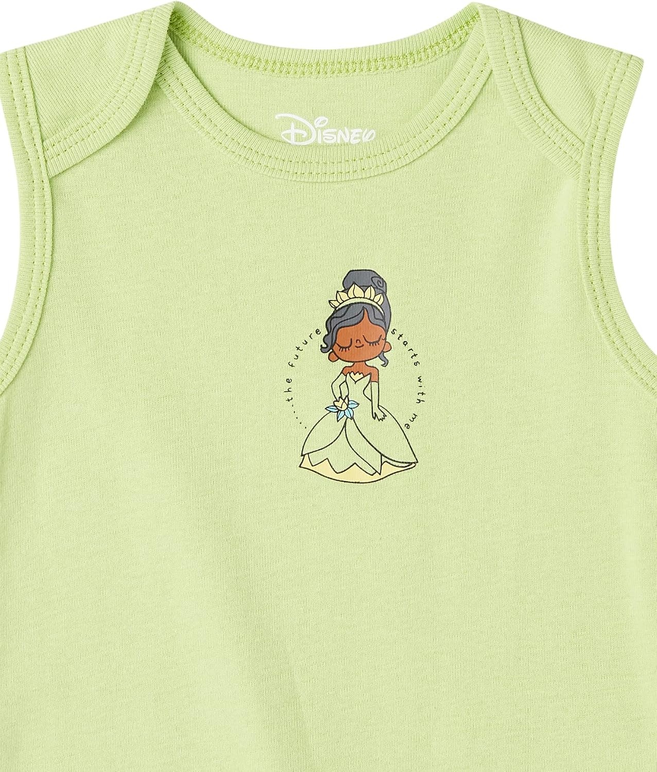 image:imageAmazon Essentials Disney Star Wars Princess Baby Girls Sleeveless Bodysuits Pack of 6Princess Wish