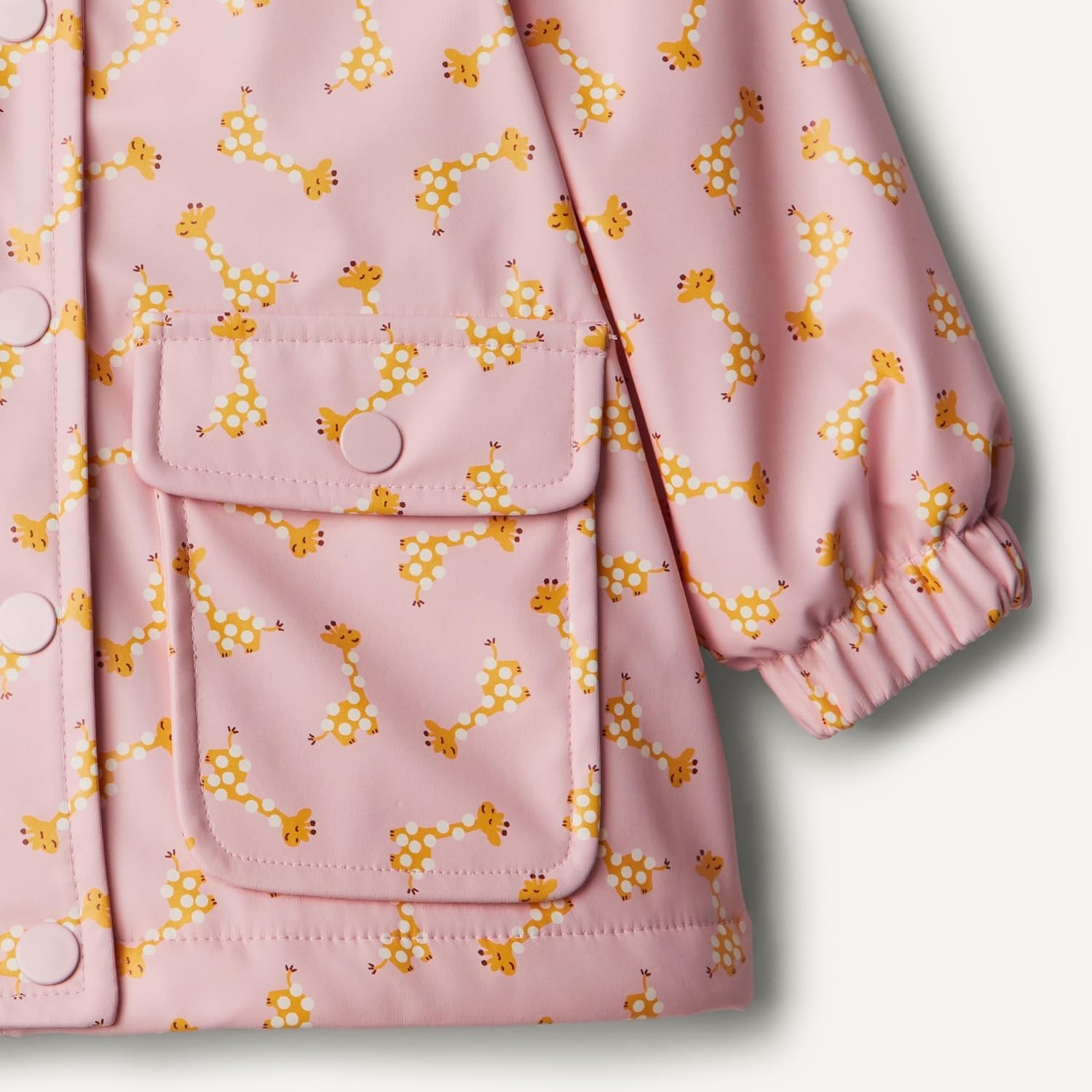 image:imageAmazon Essentials x Sofia Grainge Toddler and Baby Girls WaterRepellent Rain JacketLight Pink Giraffes