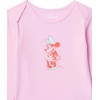 Amazon Essentials Disney | Marvel | Star Wars | Princess Baby Girls Long-Sleeve Bodysuits, Pack of 5(Minnie Rainbow Chaser)