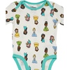 Amazon Essentials Disney | Marvel | Star Wars | Princess Baby Girls Long-Sleeve Bodysuits, Pack of 5(Princess Wish)