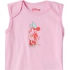 Amazon Essentials Disney | Star Wars | Princess Baby Girls’ Sleeveless Bodysuits, Pack of 6(Minnie Rainbow Chaser)