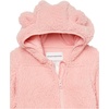 Amazon Essentials Unisex Babies’ Hooded Sherpa Fleece Bunting Suit(Blush)