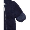Amazon Essentials Unisex Babies’ Hooded Sherpa Fleece Bunting Suit(Dark Navy)