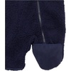 Amazon Essentials Unisex Babies’ Hooded Sherpa Fleece Bunting Suit(Dark Navy)