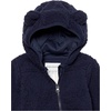 Amazon Essentials Unisex Babies’ Hooded Sherpa Fleece Bunting Suit(Dark Navy)