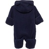 Amazon Essentials Unisex Babies’ Hooded Sherpa Fleece Bunting Suit(Dark Navy)