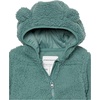 Amazon Essentials Unisex Babies’ Hooded Sherpa Fleece Bunting Suit(Dark Sage Green)
