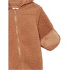 Amazon Essentials Unisex Babies’ Hooded Sherpa Fleece Bunting Suit(Light Caramel)