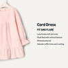 Amazon Essentials x Sofia Grainge Toddler and Baby Girls’ Longsleeve Corduroy Dress(Light Pink)