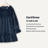 Amazon Essentials x Sofia Grainge Toddler and Baby Girls’ Longsleeve Corduroy Dress(Navy)