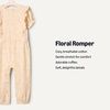Amazon Essentials x Sofia Grainge Toddlers and Baby Girls’ Ruffle Romper(Light Yellow Delicate Floral)