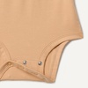 Amazon Essentials x Sofia Grainge Unisex Babies’ Short Sleeve Crewneck Bodysuit, Pack of 3(Ivory/Light Camel/Stripe)