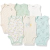 Amazon Essentials Disney | Star Wars | Princess Baby Girls’ Sleeveless Bodysuits, Pack of 6(Bambi Nature)