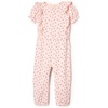 Amazon Essentials x Sofia Grainge Toddlers and Baby Girls’ Ruffle Romper(Pale Pink Small Ladybugs)